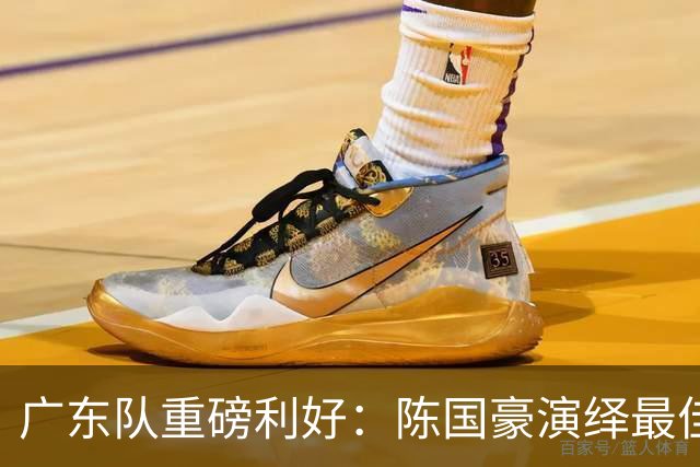 广东队重磅利好：陈国豪演绎最佳赛季，徐杰或成交易筹码？